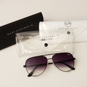 Quay x Desi Perkins Sunglasses & 3 Cases
